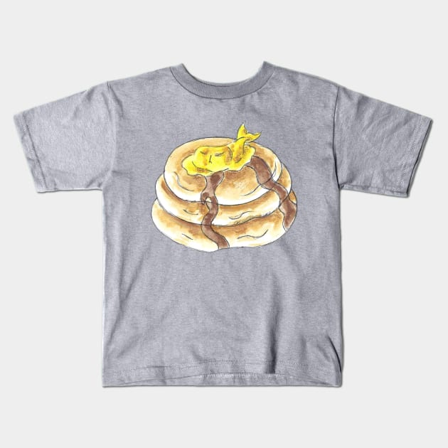 Fisherman's Breakfast Kids T-Shirt by KristenOKeefeArt